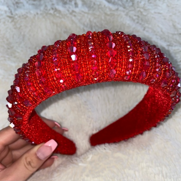 Accessories - Red Rhinestone Headband